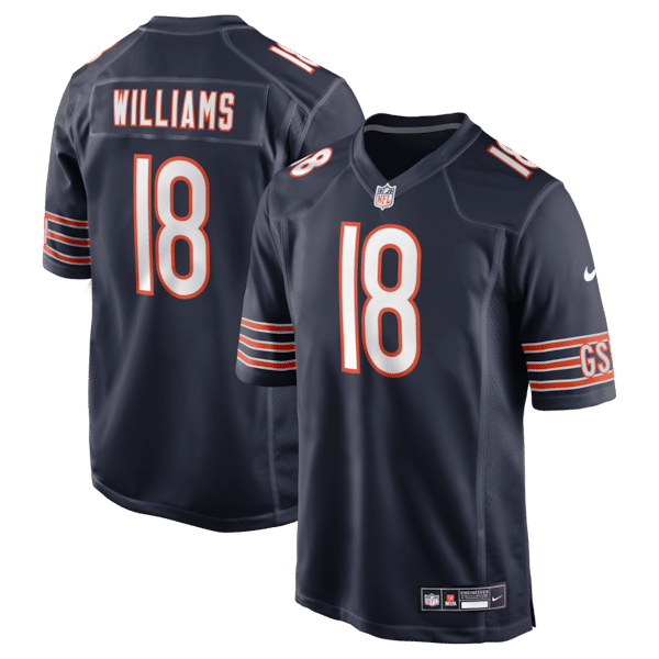 Caleb Williams Game Jersey Navy 2