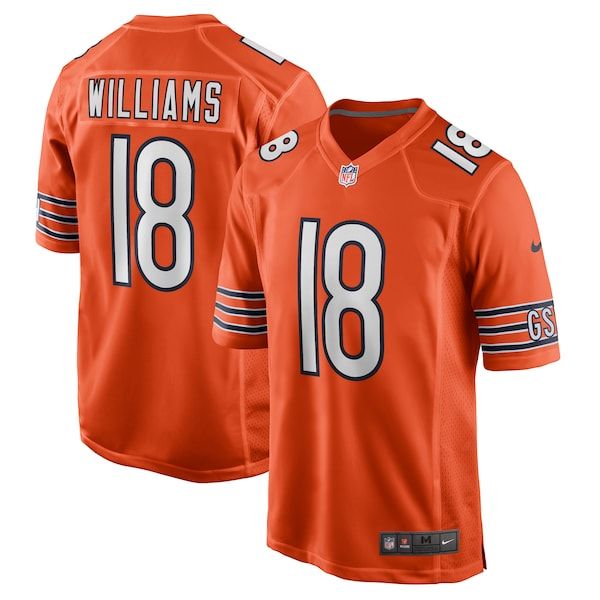 Caleb Williams Game Jersey Orange 2