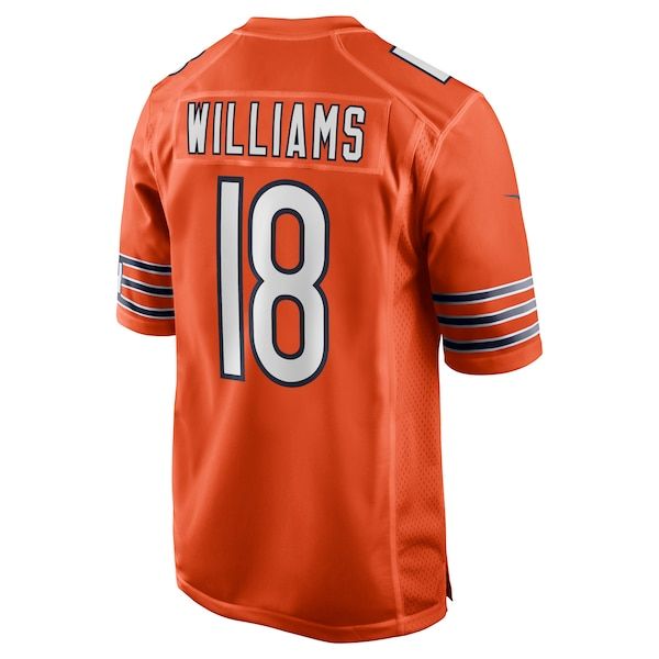 Caleb Williams Game Jersey Orange 4