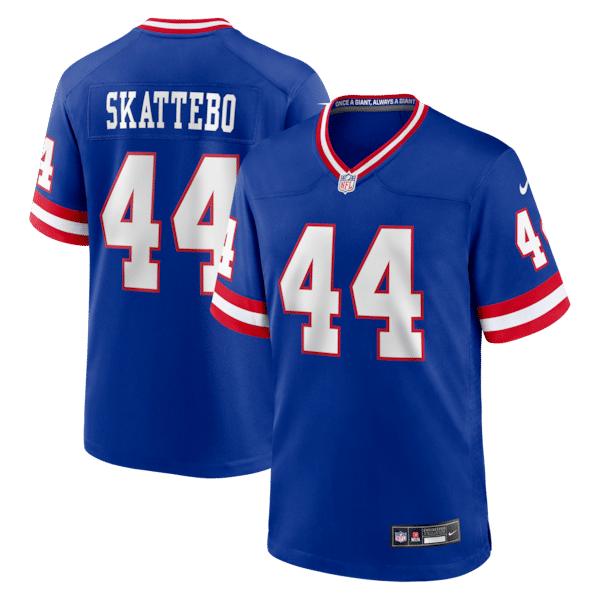 Cam Skattebo Alternate 2 Legacy Game Jersey Royal 2