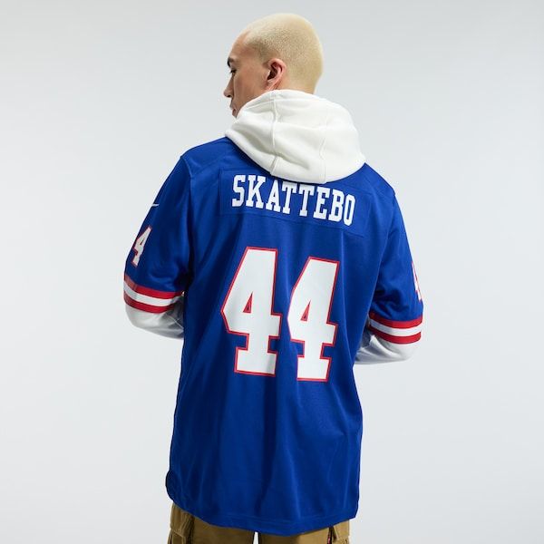 Cam Skattebo Alternate 2 Legacy Game Jersey Royal 4