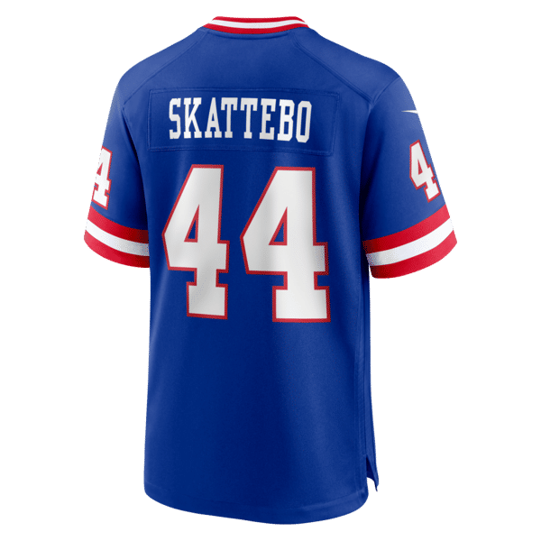 Cam Skattebo Alternate 2 Legacy Game Jersey Royal 8
