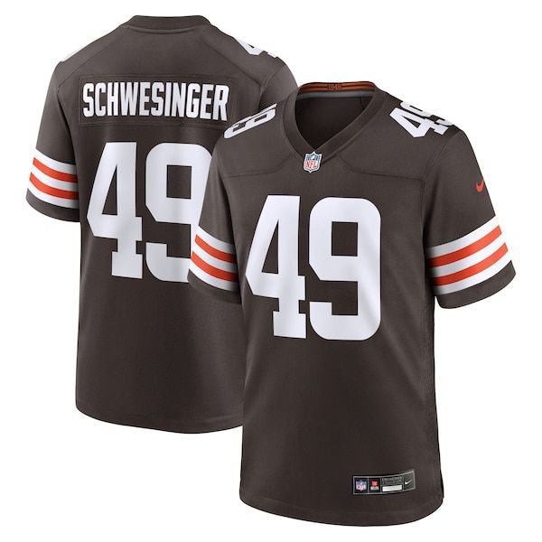 Carson Schwesinger Game Jersey Brown