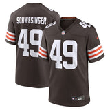 Carson Schwesinger Game Jersey Brown