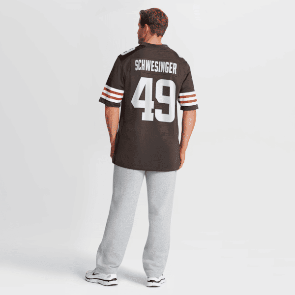 Carson Schwesinger Game Jersey Brown 9