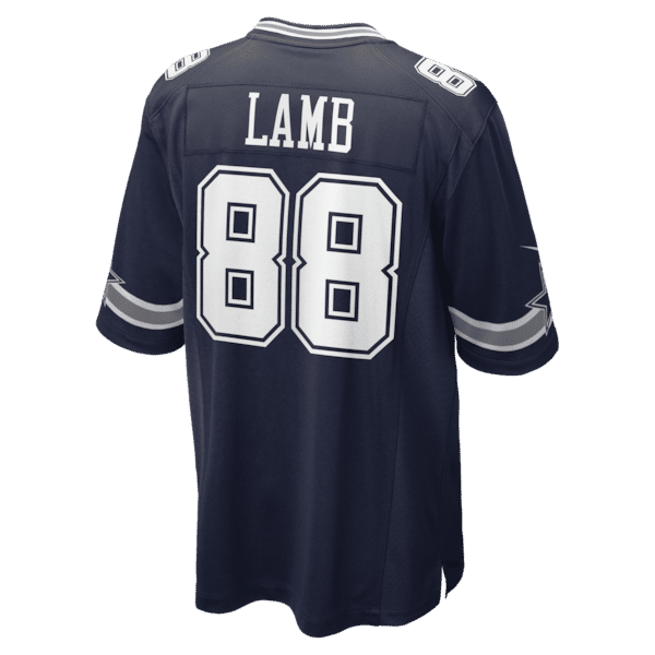 CeeDee Lamb Alternate Game Team Jersey Navy 4