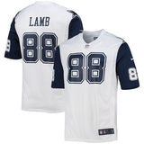 CeeDee Lamb Alternate Game Team Jersey White