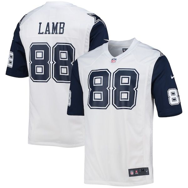 CeeDee Lamb Alternate Game Team Jersey White 2