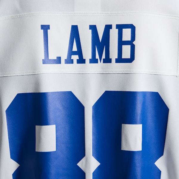 CeeDee Lamb Game Jersey White 11