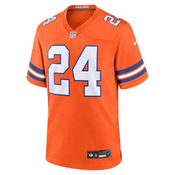 Champ Bailey Alternate Game Jersey Orange 3