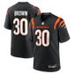 Chase Brown Game Jersey Black 2