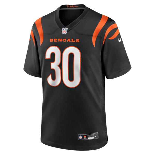 Chase Brown Game Jersey Black 3
