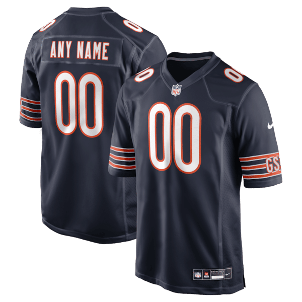 Custom Game Jersey Navy 2