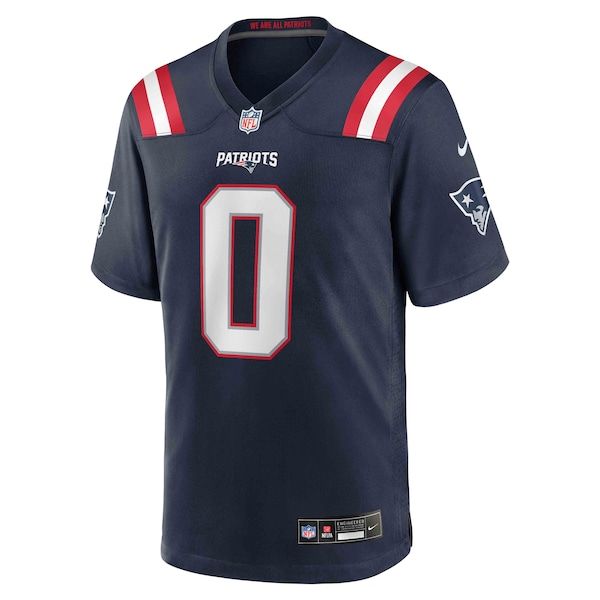 Christian Gonzalez Game Jersey Navy 3