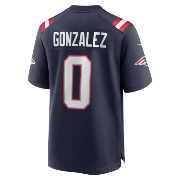 Christian Gonzalez Game Jersey Navy 4