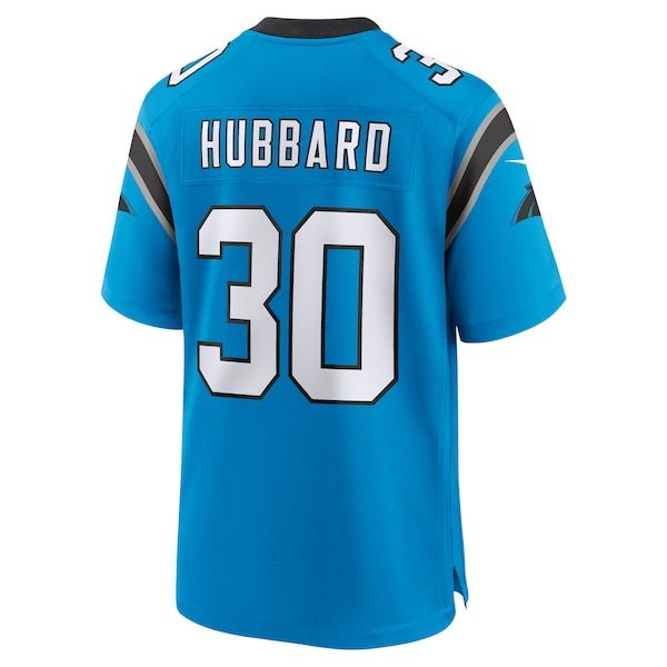 Chuba Hubbard Alternate Game Jersey Blue 4