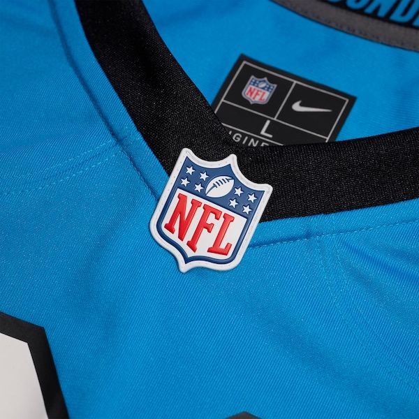 Chuba Hubbard Alternate Game Jersey Blue 5