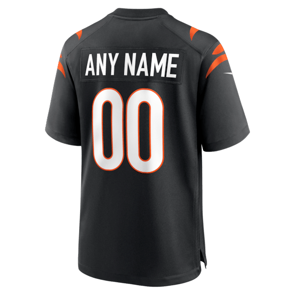 Custom Game Jersey Black 4
