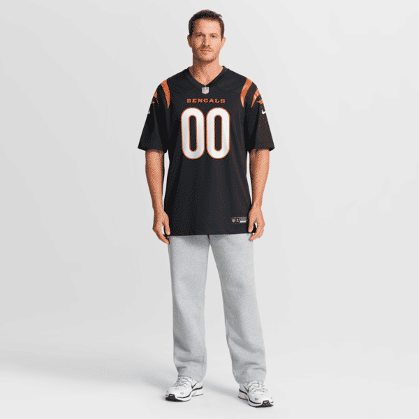 Custom Game Jersey Black 8