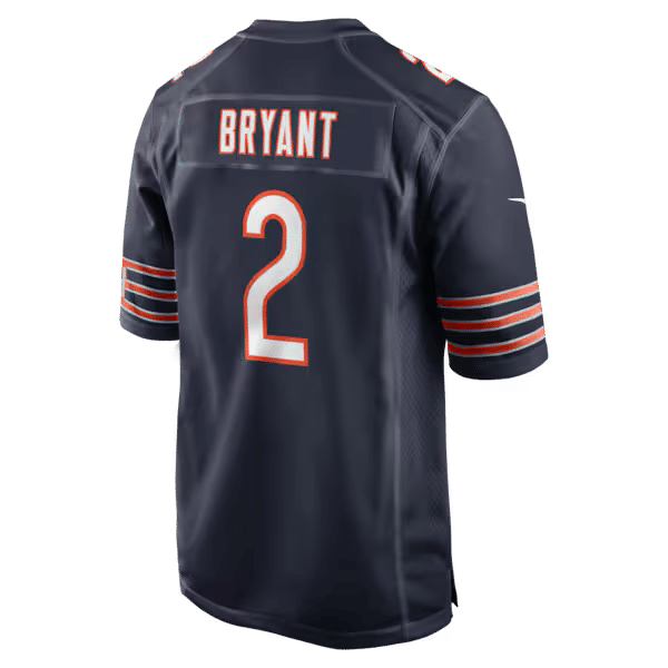 Coby Bryant Team Game Jersey Navy 4