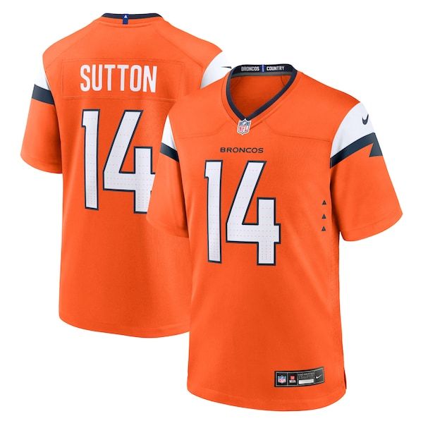 Courtland Sutton Mile High Collection Game Jersey Orange