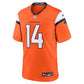 Courtland Sutton Mile High Collection Game Jersey Orange 3