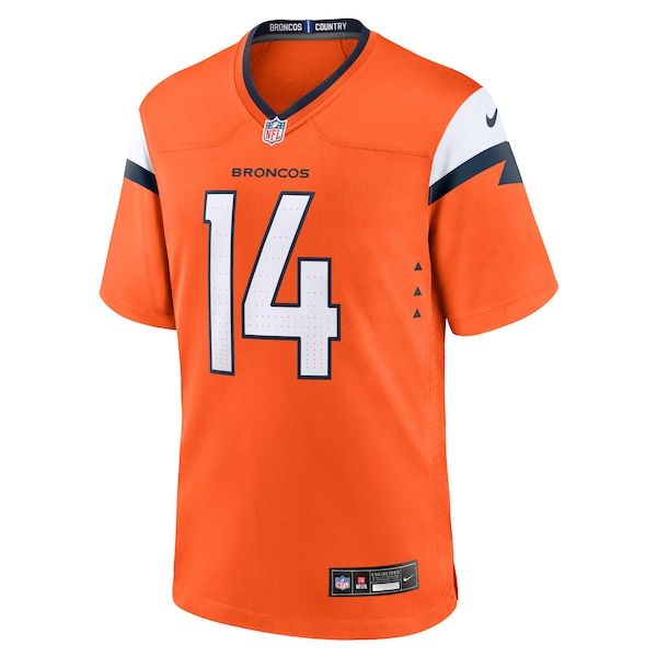 Courtland Sutton Mile High Collection Game Jersey Orange 3