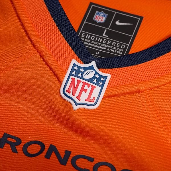 Courtland Sutton Mile High Collection Game Jersey Orange 5