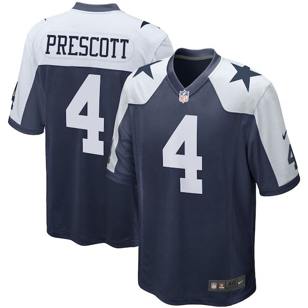 Dak Prescott Alternate Game Jersey Navy 2