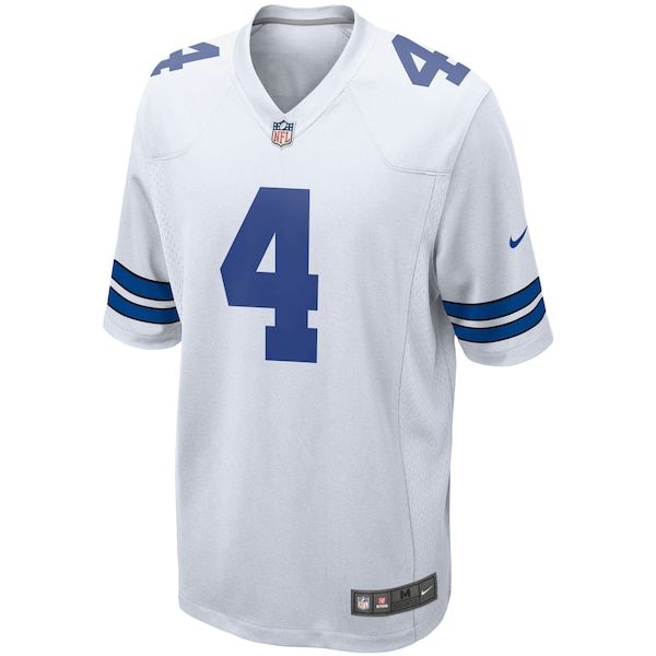 Dak Prescott Game Jersey White 3