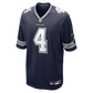 Dak Prescott Game Team Jersey Navy 3