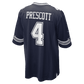 Dak Prescott Game Team Jersey Navy 4