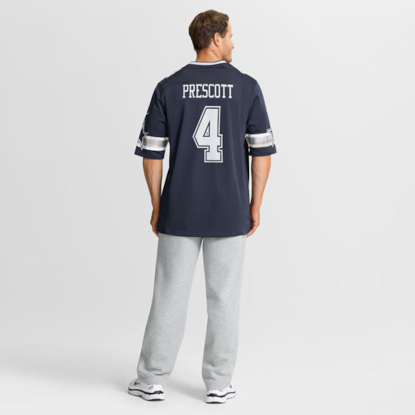 Dak Prescott Game Team Jersey Navy 9