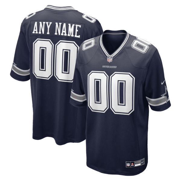 Custom Game Jersey Navy 2