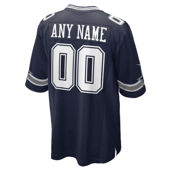 Custom Game Jersey Navy 4