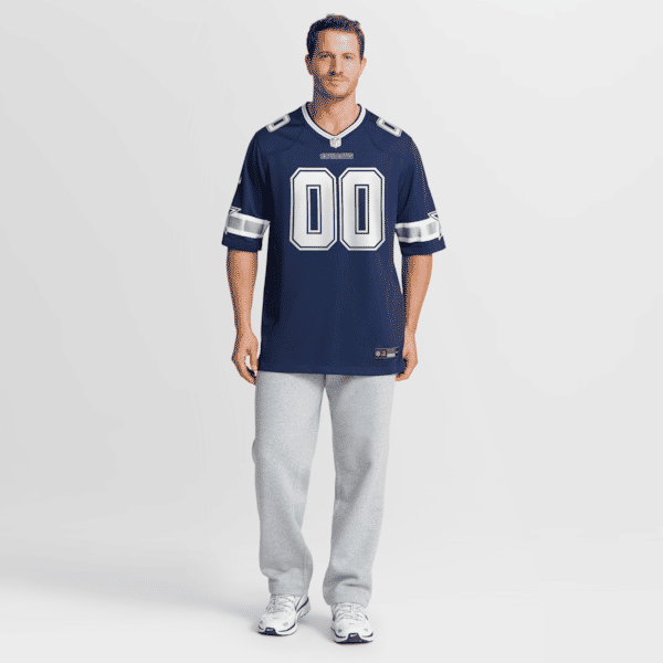 Custom Game Jersey Navy 8