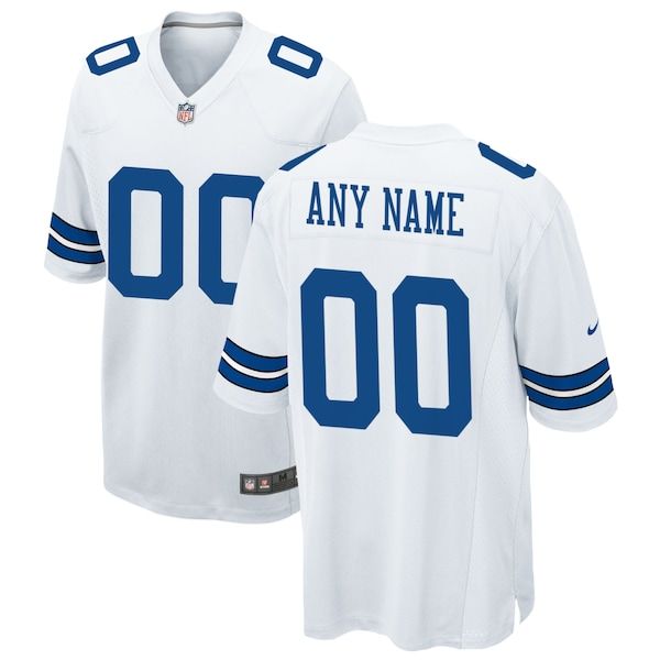 Custom Game Jersey White 2