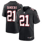 Deion Sanders Alternate Game Jersey Black 2