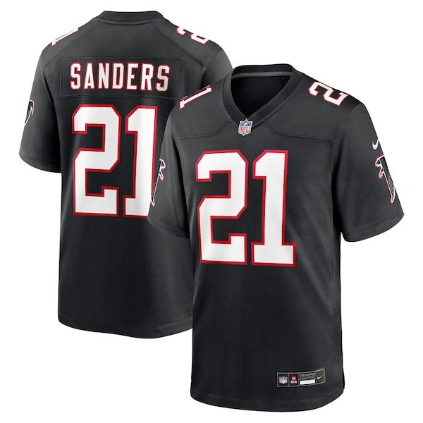 Deion Sanders Alternate Game Jersey Black 2