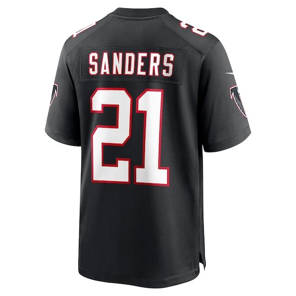 Deion Sanders Alternate Game Jersey Black 4