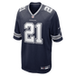 Deion Sanders Team Retired Player Game Jersey Navy 3