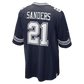 Deion Sanders Team Retired Player Game Jersey Navy 4