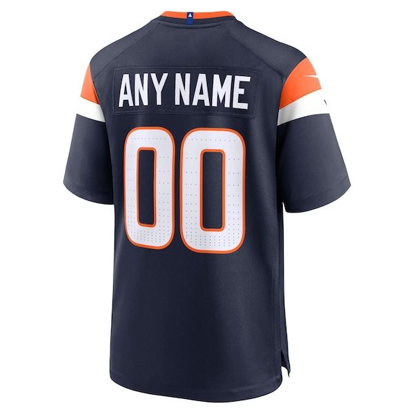 Alternate Mile High Collection Custom Game Jersey Navy 4