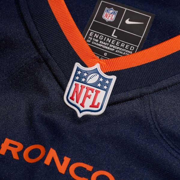 Alternate Mile High Collection Custom Game Jersey Navy 5