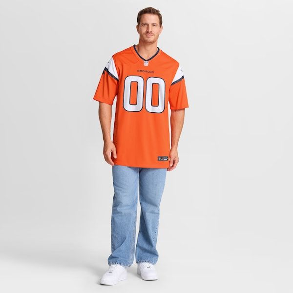 Custom Game Jersey Orange 8