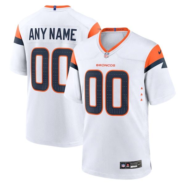 Custom Game Jersey White 2