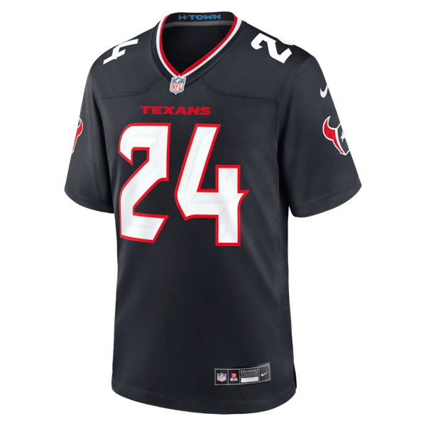 Derek Stingley Jr. Game Jersey Navy 3