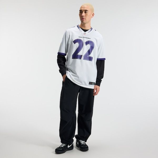Derrick Henry Game Jersey White 5