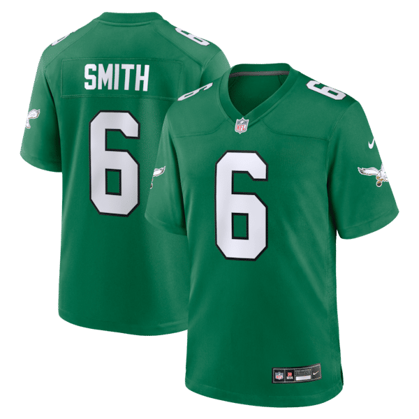 DeVonta Smith Alternate Game Jersey Kelly Green 2
