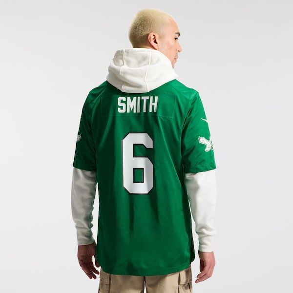 DeVonta Smith Alternate Game Jersey Kelly Green 4